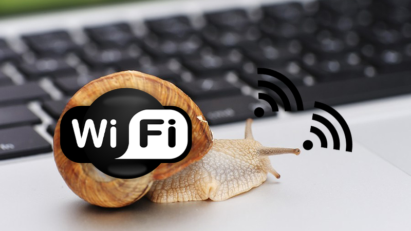 Wifi chậm cũng là nguyên nhân khiến xem ảnh bị mờ